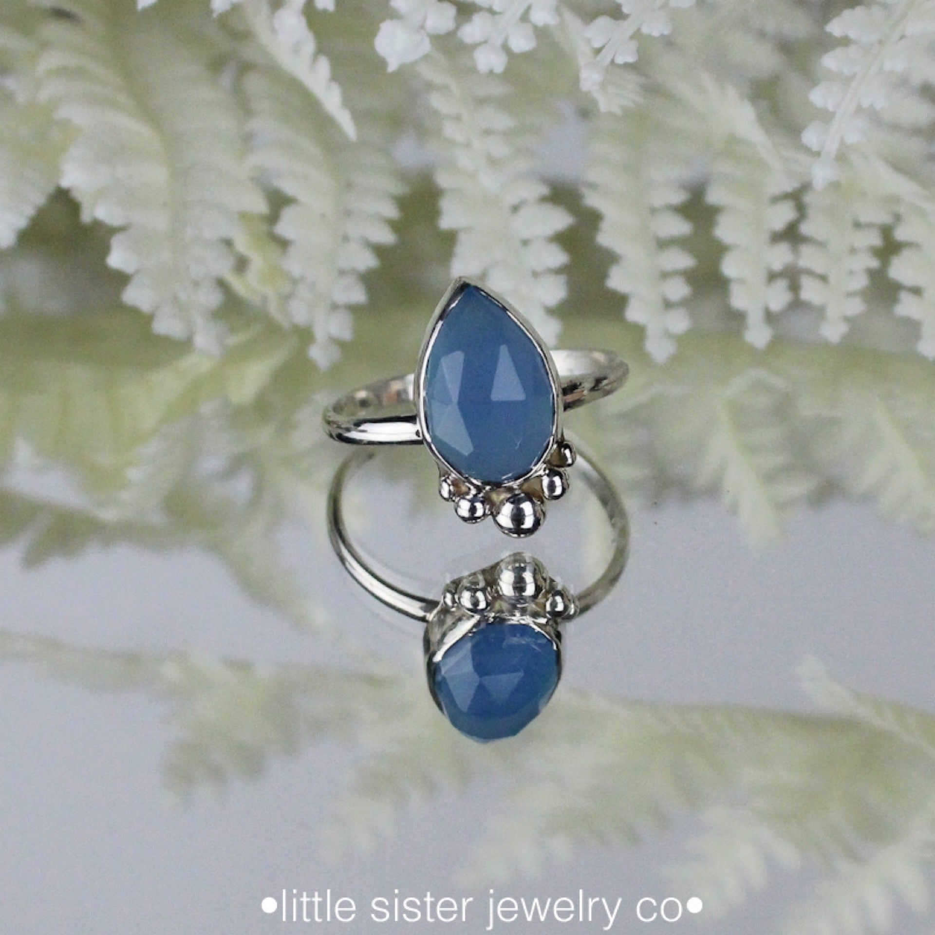 Women Sterling Silver Heart Deep Blue Color CZ Promise Ring 7MM / Free Gift  Box | eBay